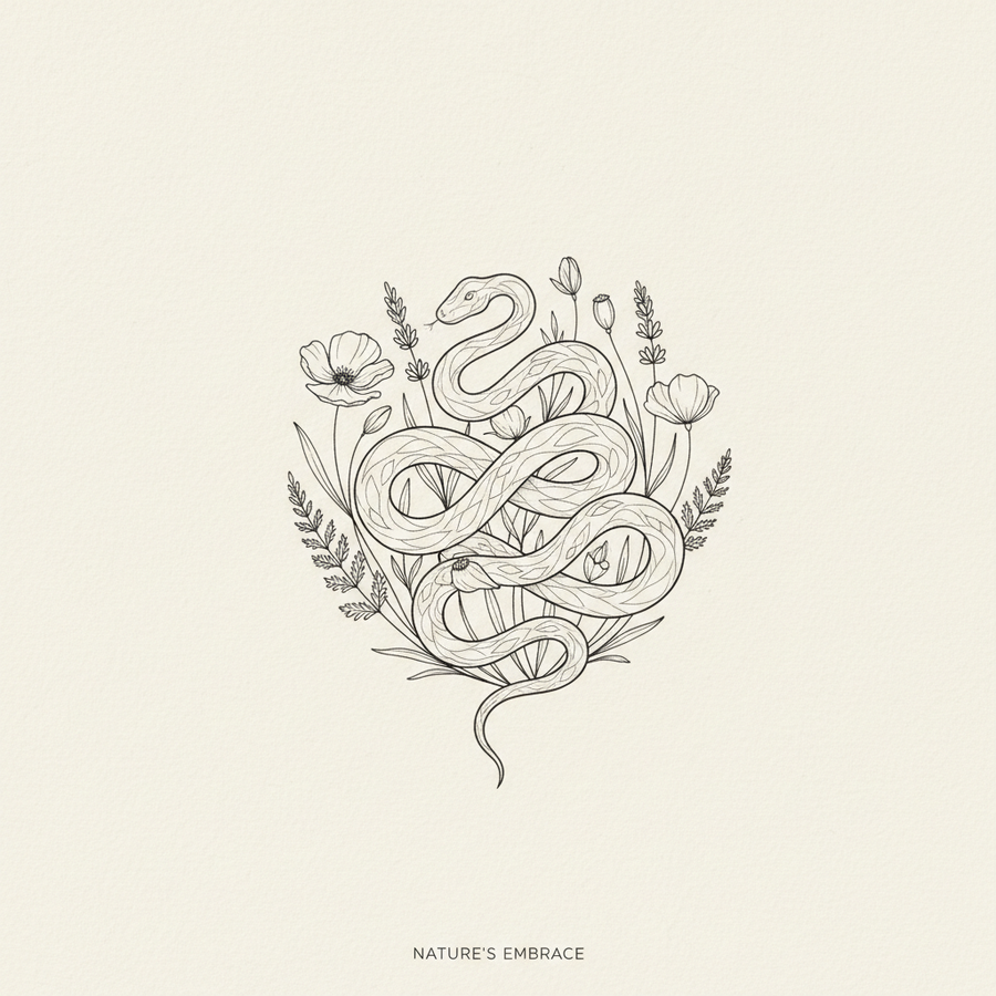 Fine Line tattoo template