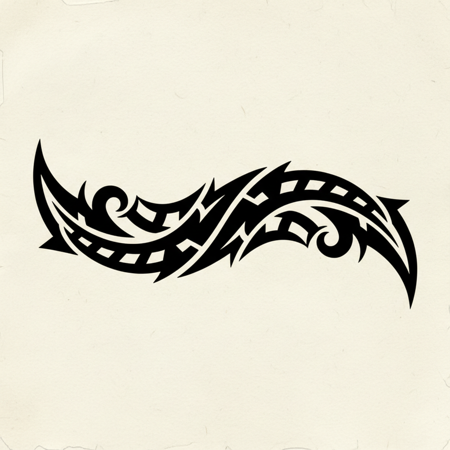 Tribal tattoo template