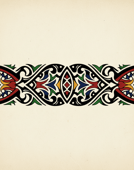 Ocean Tribal Band tattoo design — Ocean-inspired tribal geometry — lineage and journey.